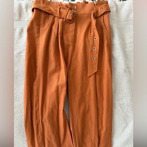 Shinestar orange tight fitting pants